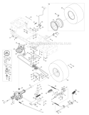 Page A Diagram and Parts List for 13WX78KS066 Bronco -2010 Troy-Bilt Lawn Tractor