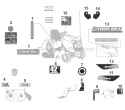 Page E Diagram and Parts List for 13WX78KS066 Bronco -2010 Troy-Bilt Lawn Tractor