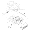 Page B Diagram and Parts List for 13WX78KS066 Bronco -2011 Troy-Bilt Lawn Tractor