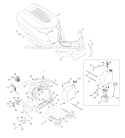 Page E Diagram and Parts List for 13WX78KS066 Bronco -2011 Troy-Bilt Lawn Tractor