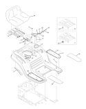 Page H Diagram and Parts List for 13WX78KS066 Bronco -2011 Troy-Bilt Lawn Tractor