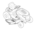 Page I Diagram and Parts List for 13WX78KS066 Bronco -2011 Troy-Bilt Lawn Tractor