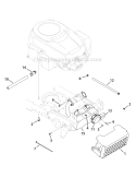 Page B Diagram and Parts List for 13WX78KS211 Bronco -2010 Troy-Bilt Lawn Tractor
