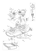 Page G Diagram and Parts List for 13WX78KS211 Bronco -2011 Troy-Bilt Lawn Tractor