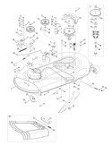 Page E Diagram and Parts List for 13WX79KT011 Horse -2010 Troy-Bilt Lawn Tractor