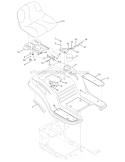 Page F Diagram and Parts List for 13WX79KT011 Horse -2010 Troy-Bilt Lawn Tractor