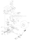 Page H Diagram and Parts List for 13WX79KT011 Horse -2010 Troy-Bilt Lawn Tractor