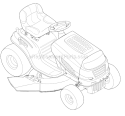 Page I Diagram and Parts List for 13WX79KT011 Horse -2010 Troy-Bilt Lawn Tractor