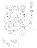Page E Diagram and Parts List for 13WX79KT066 Horse -2010 Troy-Bilt Lawn Tractor