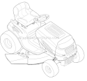 Page I Diagram and Parts List for 13WX79KT066 Horse -2010 Troy-Bilt Lawn Tractor