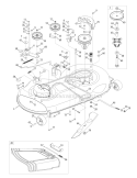 Page E Diagram and Parts List for 13WX79KT211 Horse -2010 Troy-Bilt Lawn Tractor
