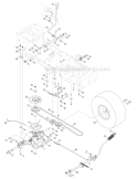 Page H Diagram and Parts List for 13WX79KT211 Horse -2010 Troy-Bilt Lawn Tractor