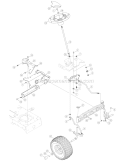 Part Location Diagram of 634-04088A MTD Wheel Assembly Complete