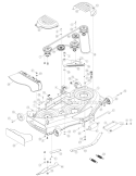 Page B Diagram and Parts List for 14AA80TP766 Big Red Horse -2007 Troy-Bilt Lawn Tractor