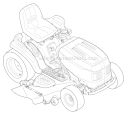 Page I Diagram and Parts List for 14AP80TP766 GT50 -2006 Troy-Bilt Lawn Tractor