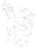 Page E Diagram and Parts List for 14AQ81TK766 GT54 -2006 Troy-Bilt Lawn Tractor