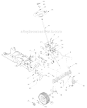 Page A Diagram and Parts List for 14AT809H766 Horse -2004 Troy-Bilt Lawn Tractor
