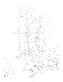 Page C Diagram and Parts List for 14AT809H766 Horse -2004 Troy-Bilt Lawn Tractor