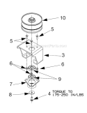 Page K Diagram and Parts List for 14AW809H063 1999 Troy-Bilt Lawn Tractor