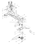 Page H Diagram and Parts List for 14AW809H063 1999 Troy-Bilt Lawn Tractor