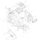 Hood Style 9 Diagram and Parts List for 14AY809P063 2000 Troy-Bilt Lawn Tractor