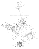 Page A Diagram and Parts List for 14AY809P063 2001 Troy-Bilt Lawn Tractor