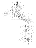 Page H Diagram and Parts List for 14BV809H063 2000 Troy-Bilt Lawn Tractor