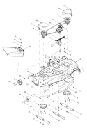 Page B Diagram and Parts List for 14BV809H063 2001 Troy-Bilt Lawn Tractor