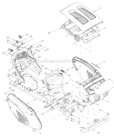 Page E Diagram and Parts List for 14BV809H063 2001 Troy-Bilt Lawn Tractor
