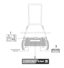 Part Location Diagram of 777S33725 Husky LABEL-REEL MOWER D