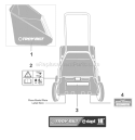 Part Location Diagram of 777X44677 Troy-Bilt Label-Mwr:Bag:Reel:Troy-Bilt