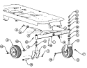 Part Location Diagram of 731-05500 MTD Bearing-flange 1.0