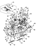 Mower Deck 50 Inch Diagram and Parts List for 17AA5ABP766 2006 Troy-Bilt Lawn Tractor