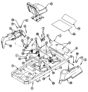 Part Location Diagram of 703-05467 MTD Bracket, Switch Mounting