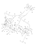 Operators Controls Diagram and Parts List for 17AF2ACP011 2008 Troy-Bilt Lawn Tractor
