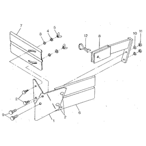 Hiller/Furrower Part #20868 Diagram and Parts List for JUNIORSERIAL#M0100970ANDUP  Troy-Bilt Tiller