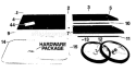 Part Location Diagram of 03072 Troy-Bilt HINGE-20&26 SWING FRONT