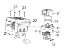 Part Location Diagram of 951-10794 Husky AIR CLEANER WITH P
