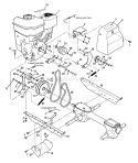 Page D Diagram and Parts List for 21A-520-081  Troy-Bilt Tiller