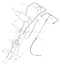 Part Location Diagram of 786-04040 Troy-Bilt Bracket-rev Cable