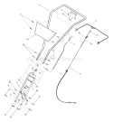 Page E Diagram and Parts List for 21A-634B063 2003 Troy-Bilt Tiller