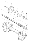 Page C Diagram and Parts List for 21A-634F063 2002 Troy-Bilt Tiller