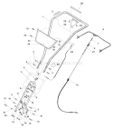 Part Location Diagram of 946-04208 Husky CABLE:DRIVE:TUFFY