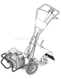 Page D Diagram and Parts List for 21A-643B011 2007 Troy-Bilt Tiller