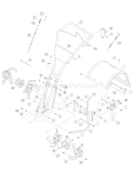 Page C Diagram and Parts List for 21A-643B066 2007 Troy-Bilt Tiller