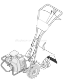 Page D Diagram and Parts List for 21A-643C266 2007 Troy-Bilt Tiller