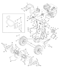 Page B Diagram and Parts List for 21A-662F066 2010 Troy-Bilt Tiller
