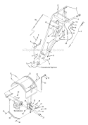 Page B Diagram and Parts List for 21A-665B766 2009 Troy-Bilt Tiller