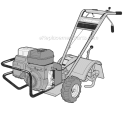 Page E Diagram and Parts List for 21A-665B766 2010 Troy-Bilt Tiller