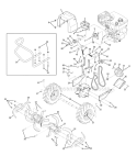 Page C Diagram and Parts List for 21A-665B766 2011 Troy-Bilt Tiller